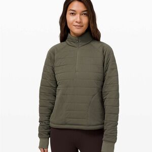 Lululemon Athletica Green Puffer Jacket
